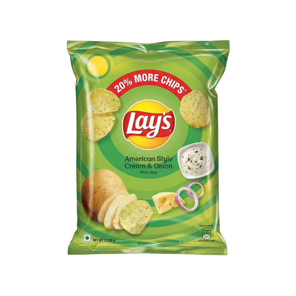 Lay's American Style Cream & Onion Potato Chips